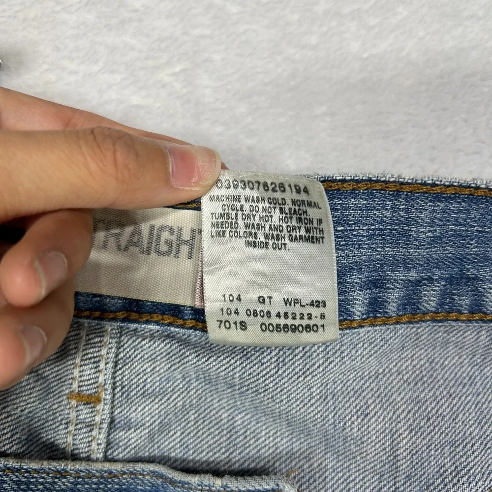 Levi's 569 Loose Straight‎ Jeans Men's Blue Denim Classic Straight - 32X28.5
